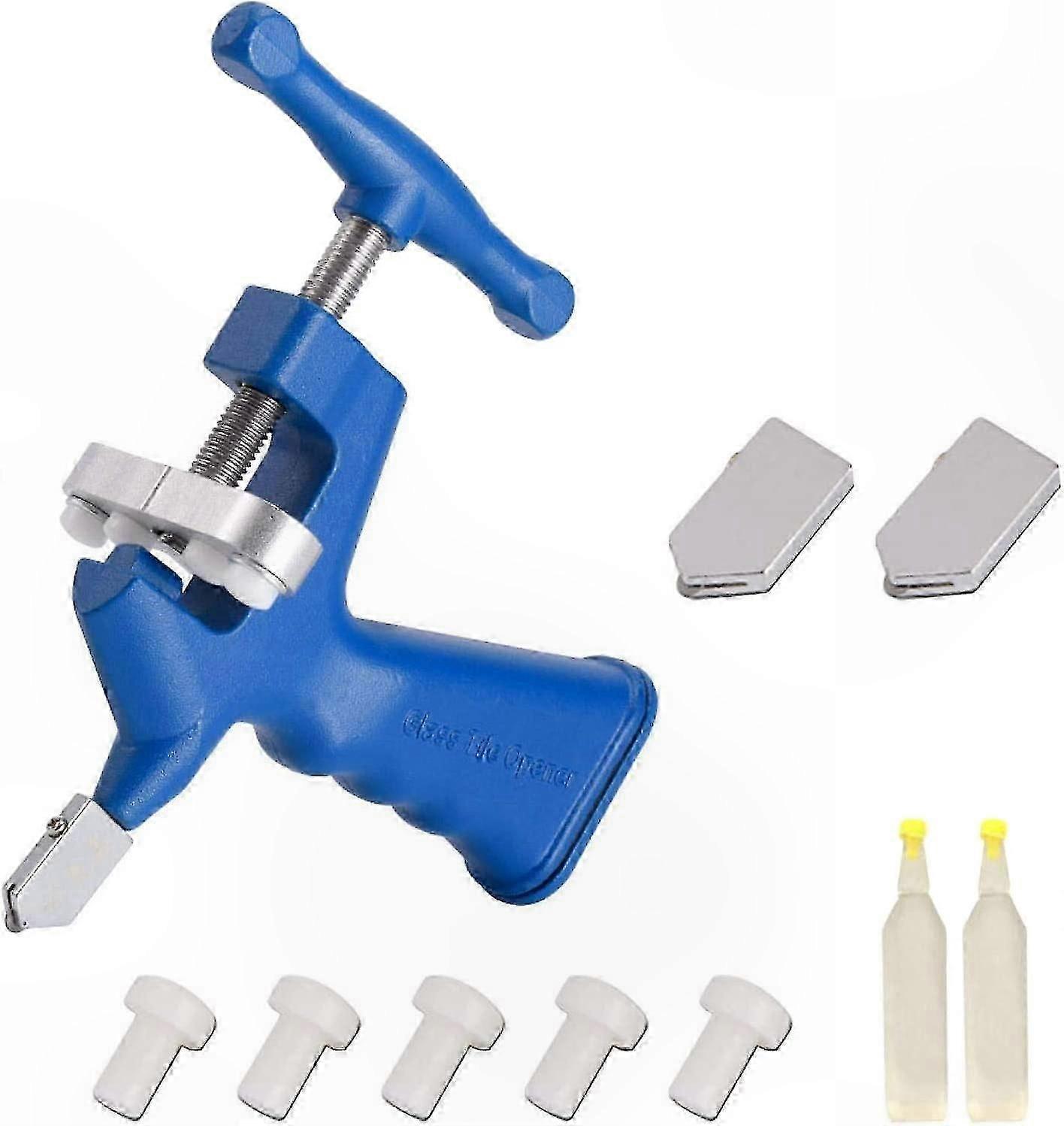 Handheld Glass Tile Cutter Tool - Durable Alloy Design for Precise Cutting and Crafting