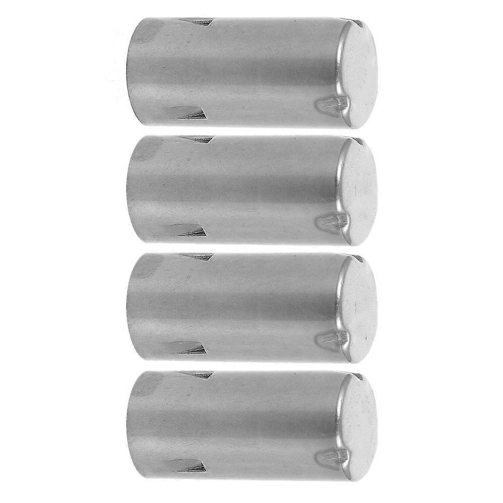 Masteelf 4pcs Stainless Steel Test Tube Cover Caps for Labs Experiment Tubes