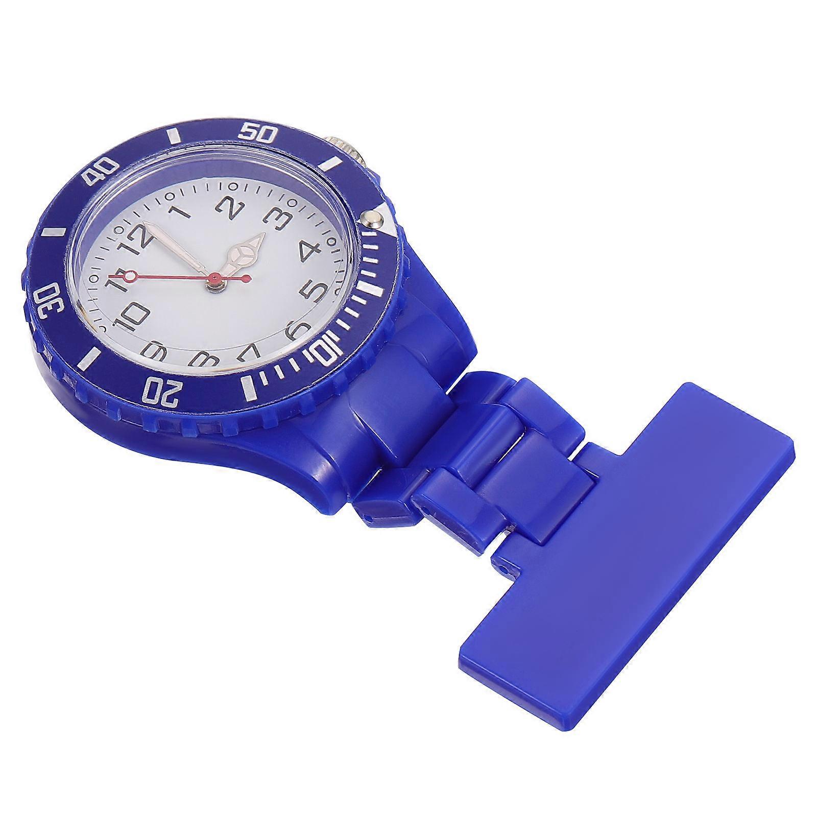 Round Nurses Watch 1Pack Classic Design Ideal For Medical Practice And Daily Life Featuring Waterproof And Glow-in-the-Dark Functionality