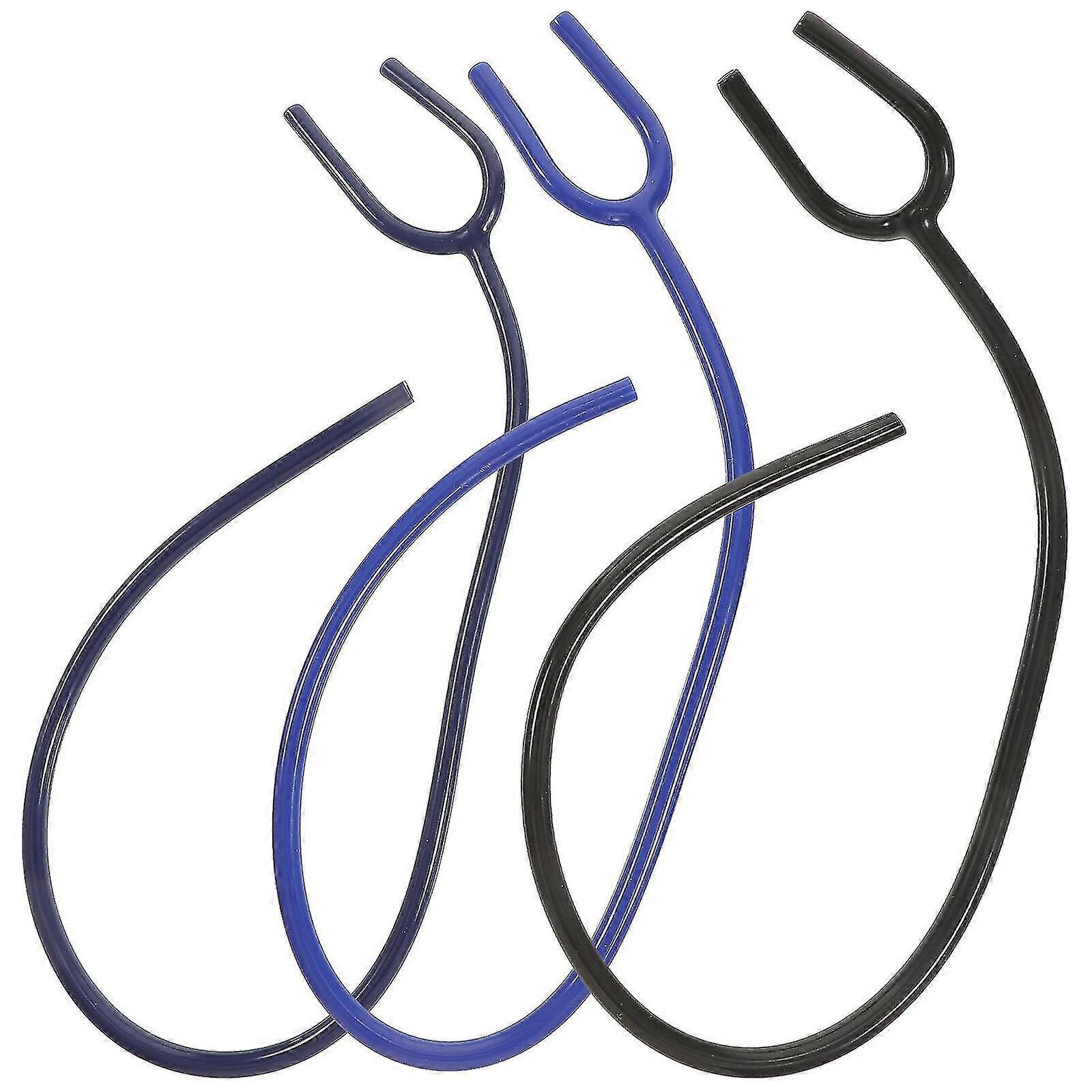 3pcs Y-Shaped Stethoscope Hose Extension Random Color