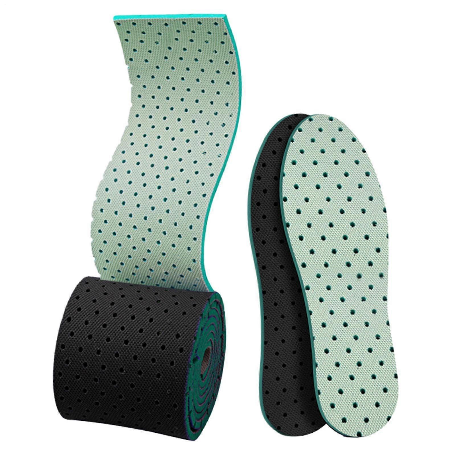 Orthotic Insole Self-Cut For Running Shoes Lattice Inserts Shock Absorbing Sport Insole For Foot Support Pain Relief