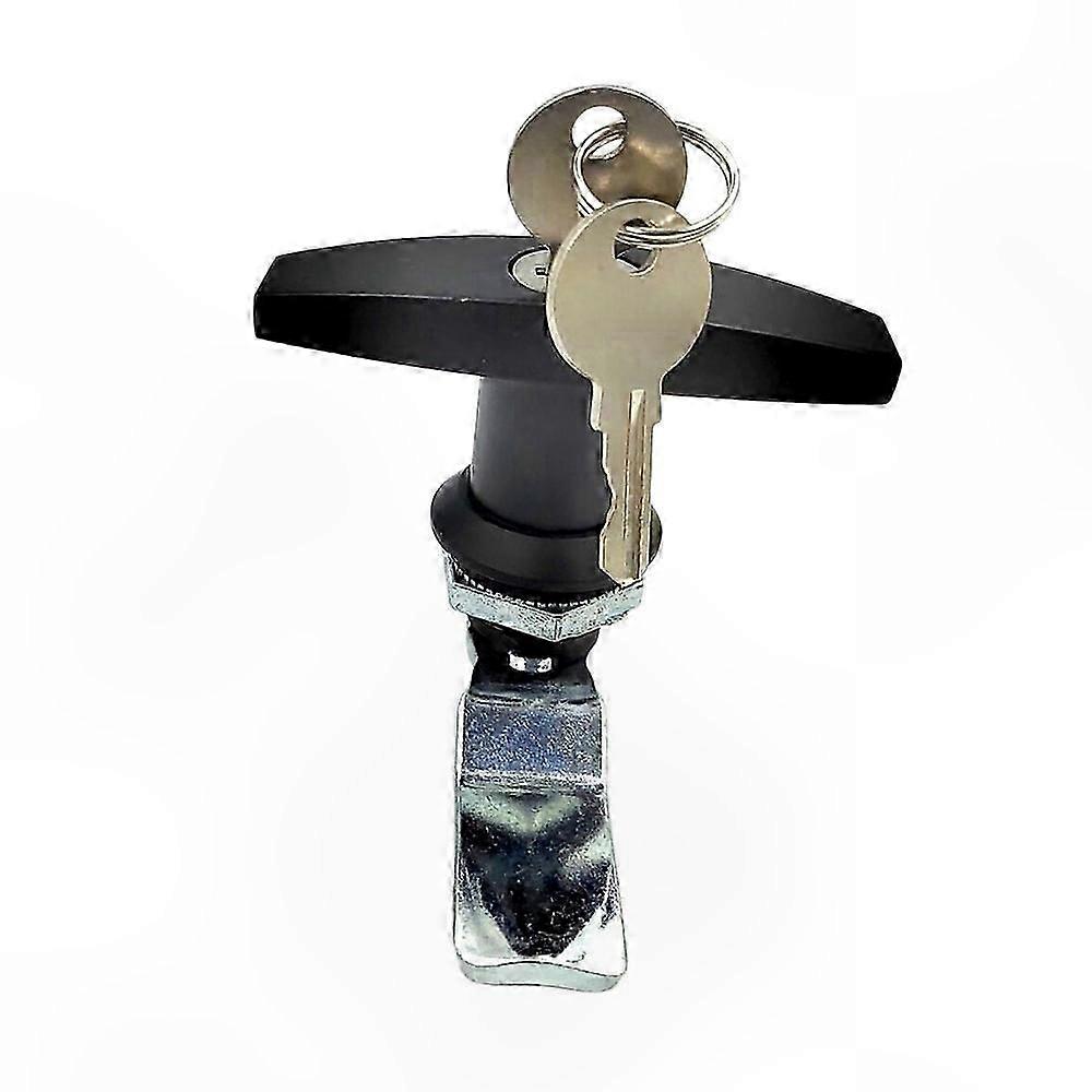 Zinc Alloy T-Handle Cam Lock for Tool Boxes, Electrical Cabinets, Storage Units, and File Cabinets