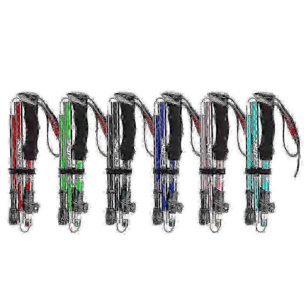 عصي المشي القابلة للطي من 5 أقسام، عصا المشي لمسافات طويلة، مقاومة للصدمات من Naturehike