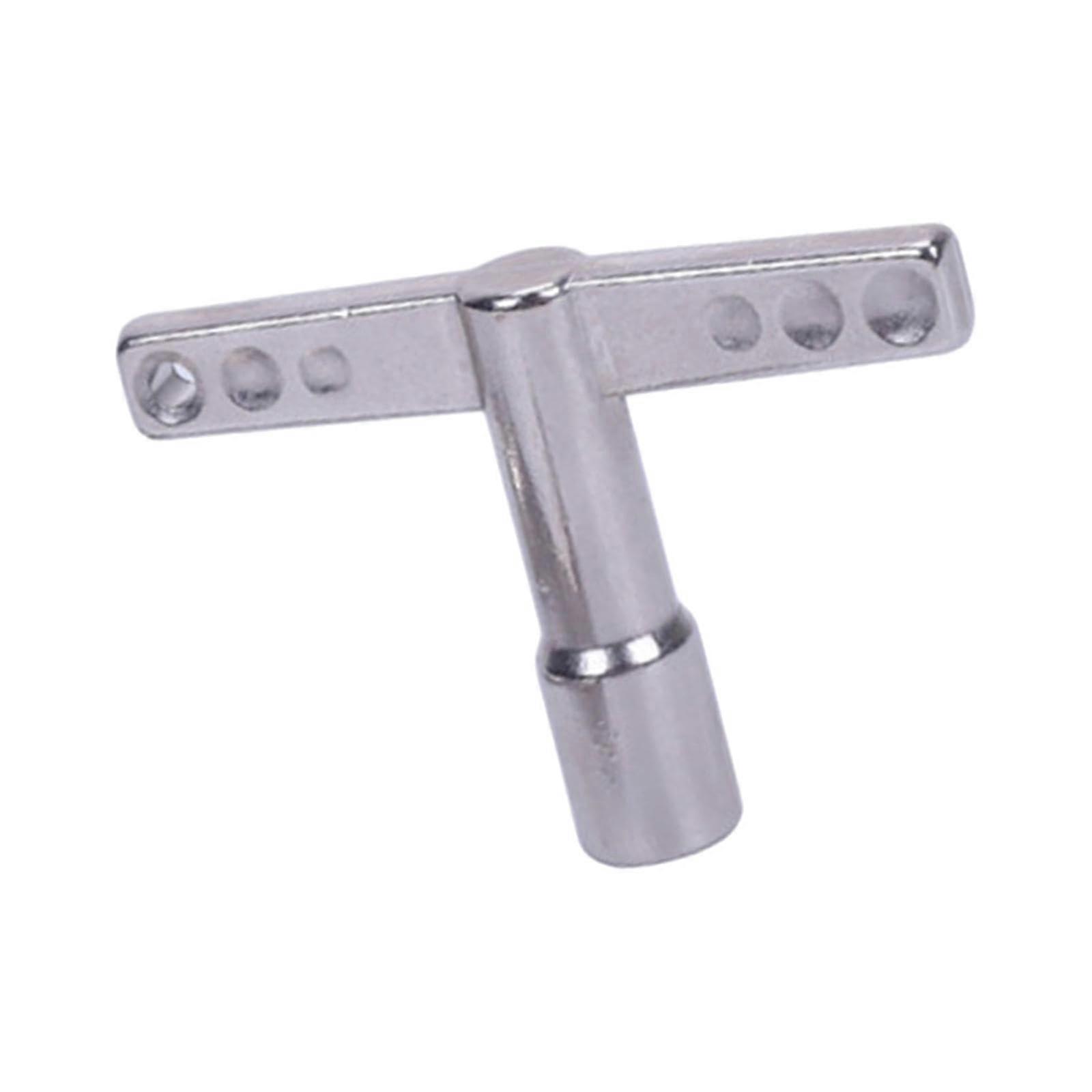 Drum Key Adjustable Tool for Acoustic and Electronic Drums, Durable Metal Construction, Universal Fit with Hole