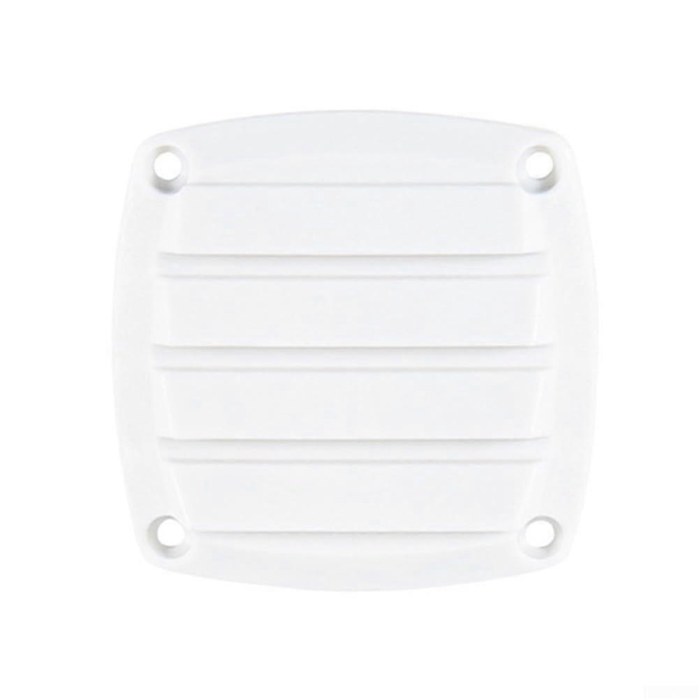Marine Air Vents 2 Pack Black Louvered Design For Efficient Boat Airflow White