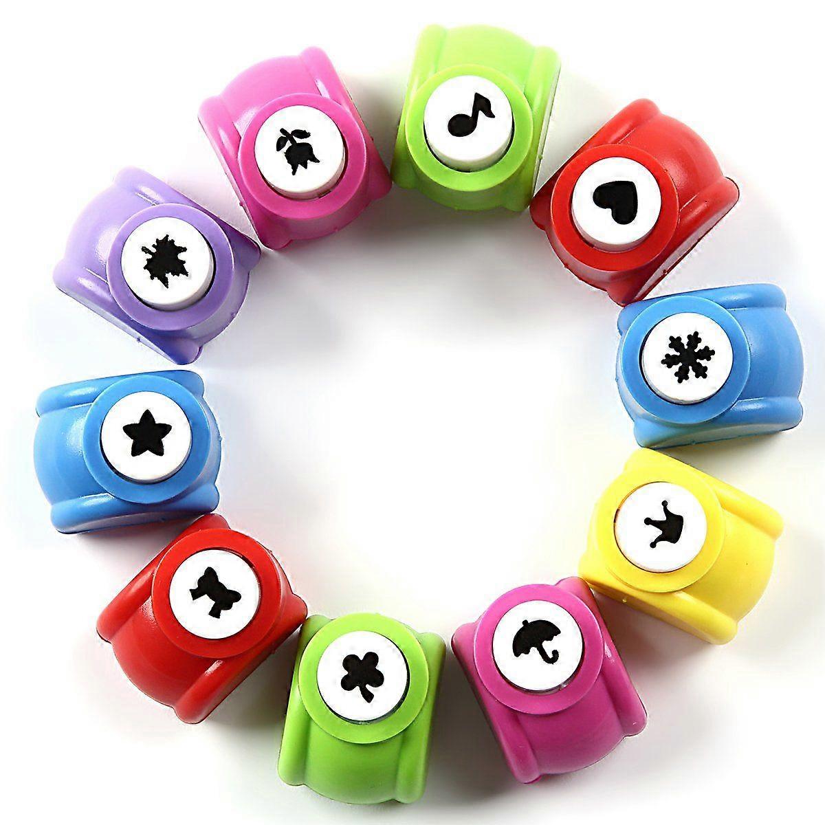 Paper Punch Scrapbook Punches Set Of 10 Paper Punch Handmade Hole Puncher Hand Shapes Craft Printing Shaper Puncher , Christmas Tree