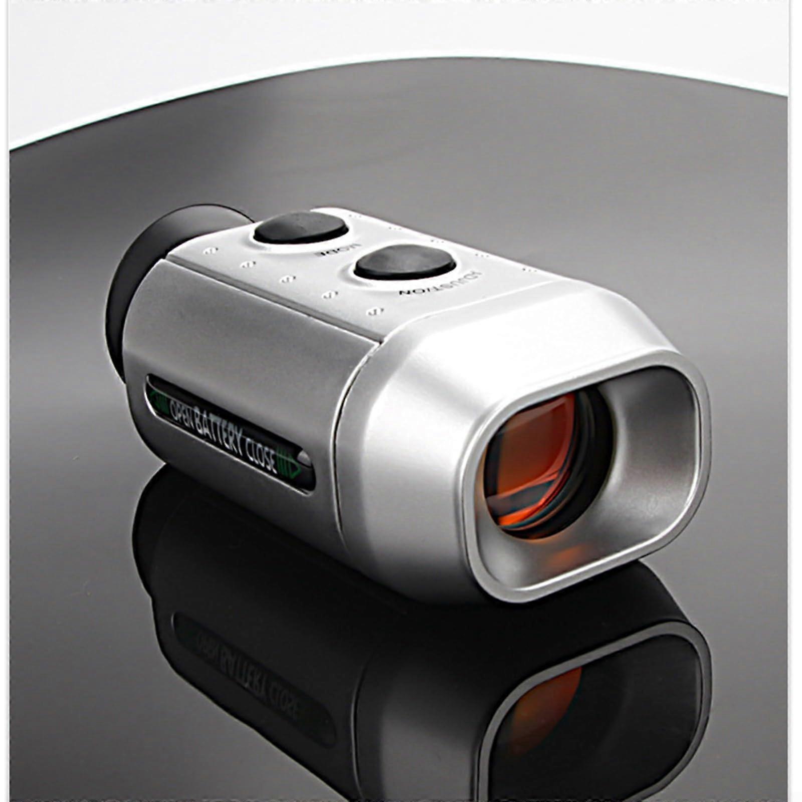 Golf Rangefinder,Fast Focus 7X 850m Golfing Rangefinder Digital Measuring Instrument Distance Meter Scope Silver