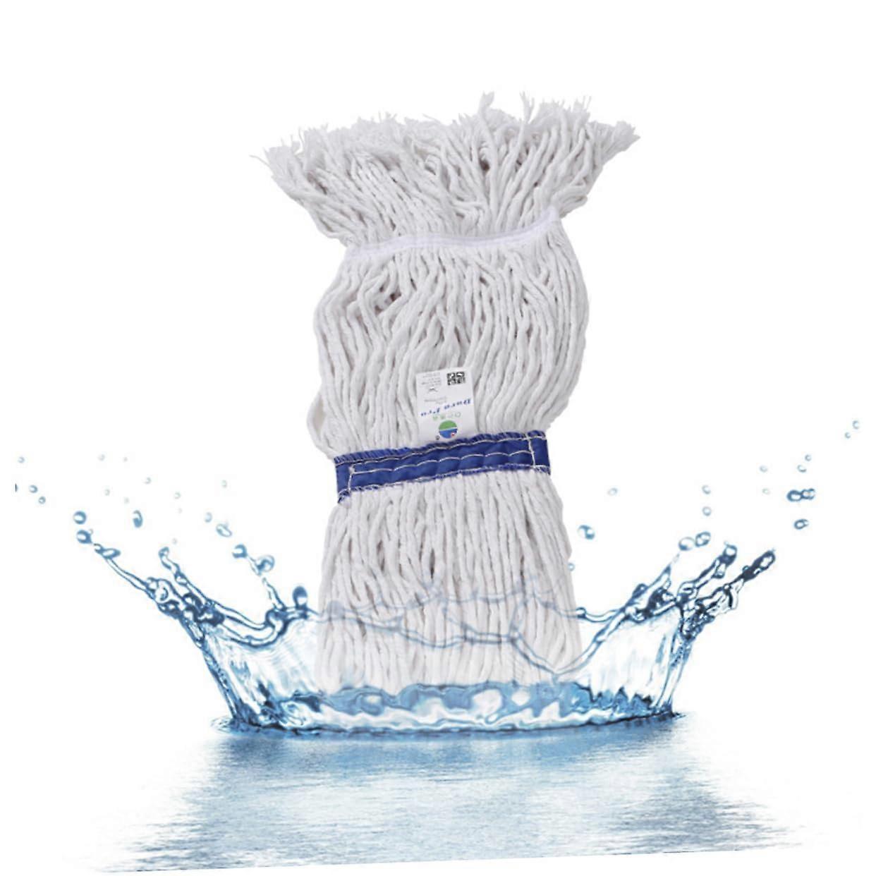 Cotton Mop Head Replacement For Household Wet/Dry Mops, Universal Size, Compatible With Most Mop Handles