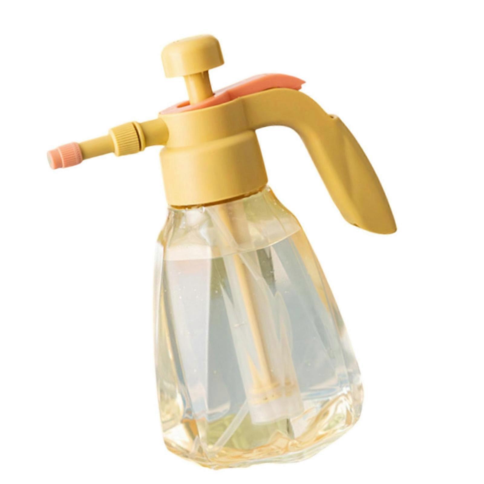 Portable Plant Watering Vessel Pot Device With Air Pressure Mechanism Precise Dispensing Ideal For Balcony Cultivation Yellow