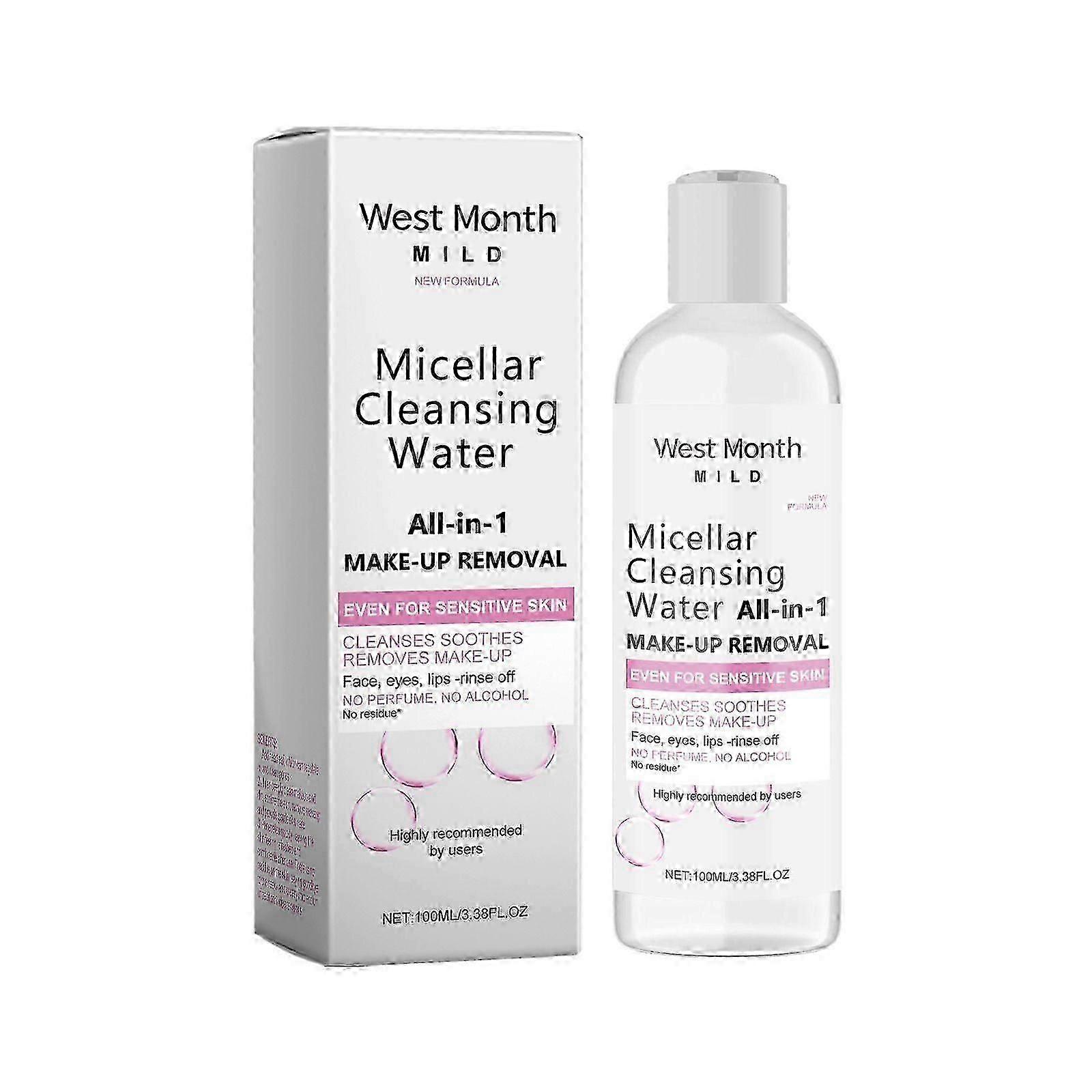 West Month Mild Cleansing Water Facial Makeup Dissolved Soft Cleansing Gentle Cleansing Cleansing