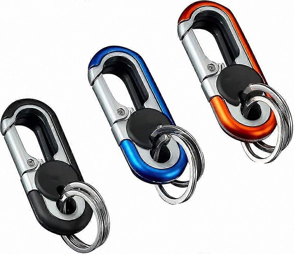 Durable Keychain with Dual Rings, Stylish Key Holder for Men and Women