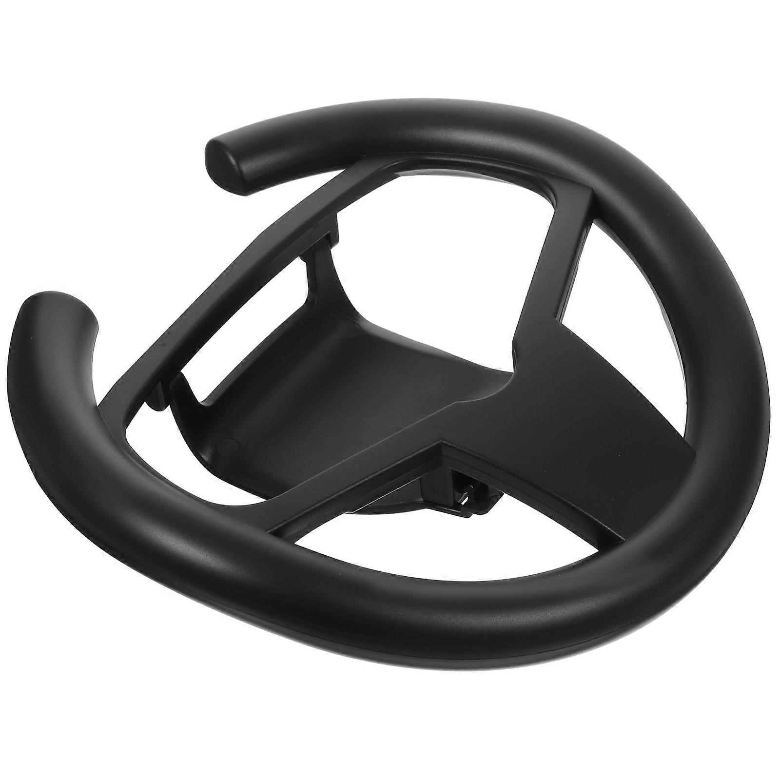 Game Controllers Replacement Steering Wheel for Gaming Controller Black Plastic Wireless Connection 1Pcs