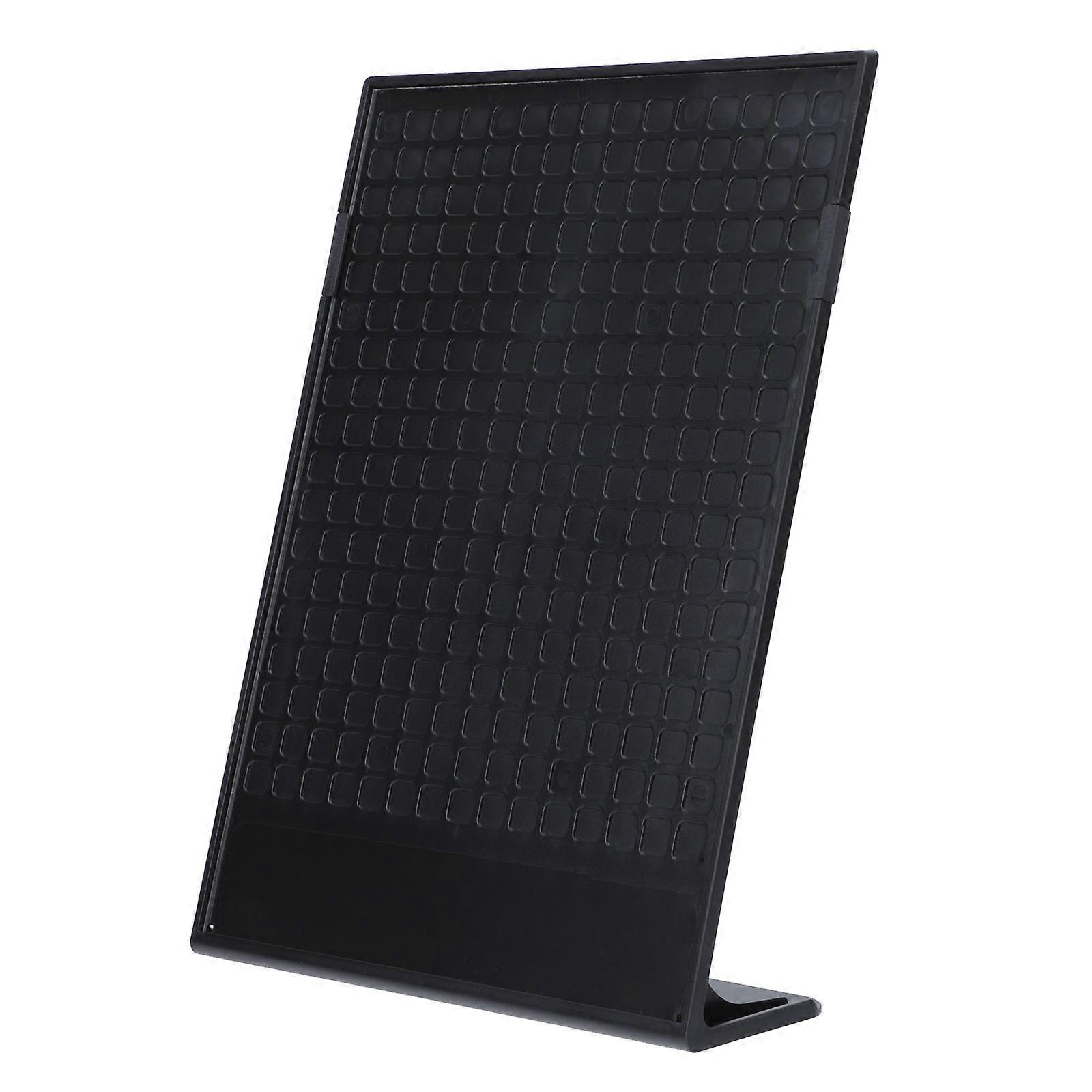 Table Note Holder Decorative Photo Clip for Exhibition Black Acrylic and Plastic for Information Presentation 1Pack