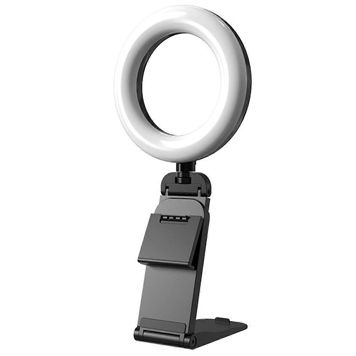 New Led Selfie Light Clip Ring Light with Phone Holder Desktop Ring Light for Computer Laptop Video