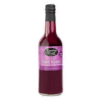 The Cultured Food Company Organic Beet Kvass Drink 500ml - 2 Pack