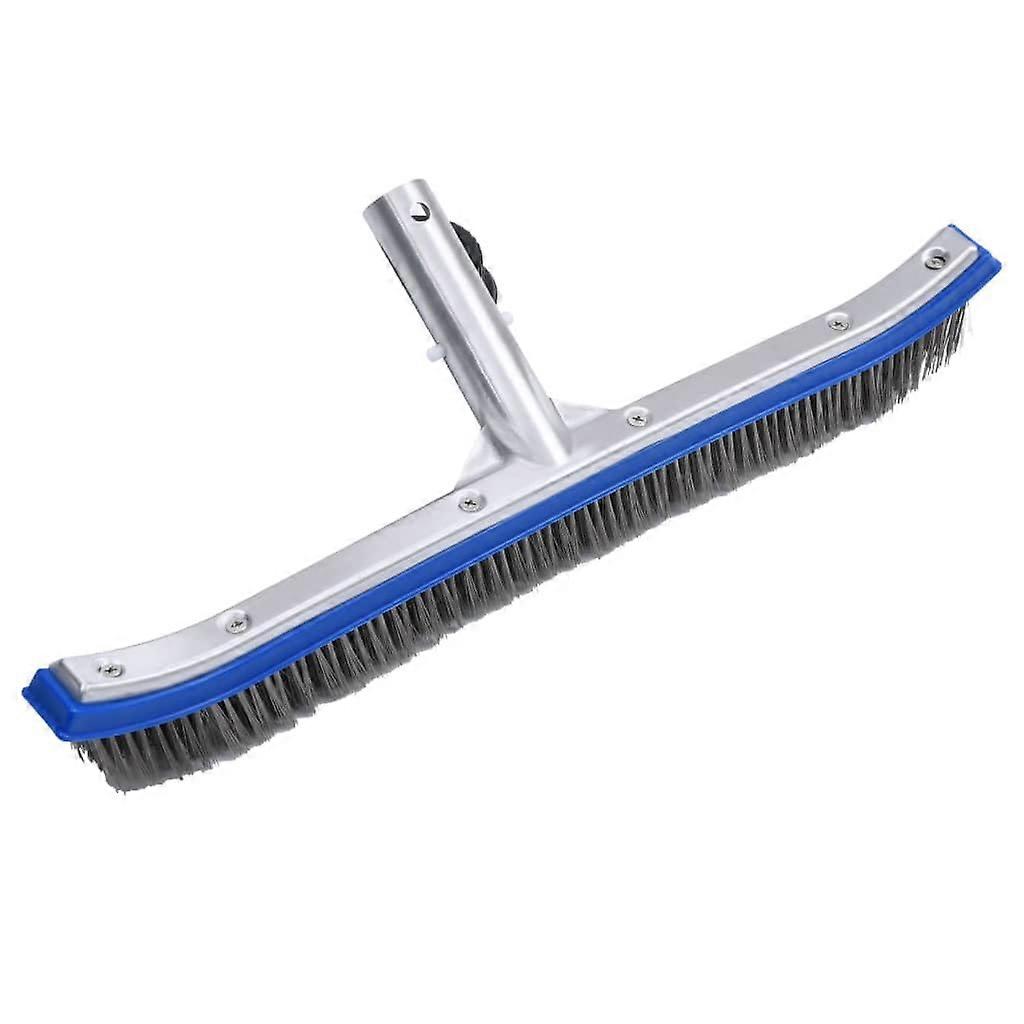 Swimming Pool Wall Brush with Durable Aluminium Handle for Spa Cleaning and Maintenance