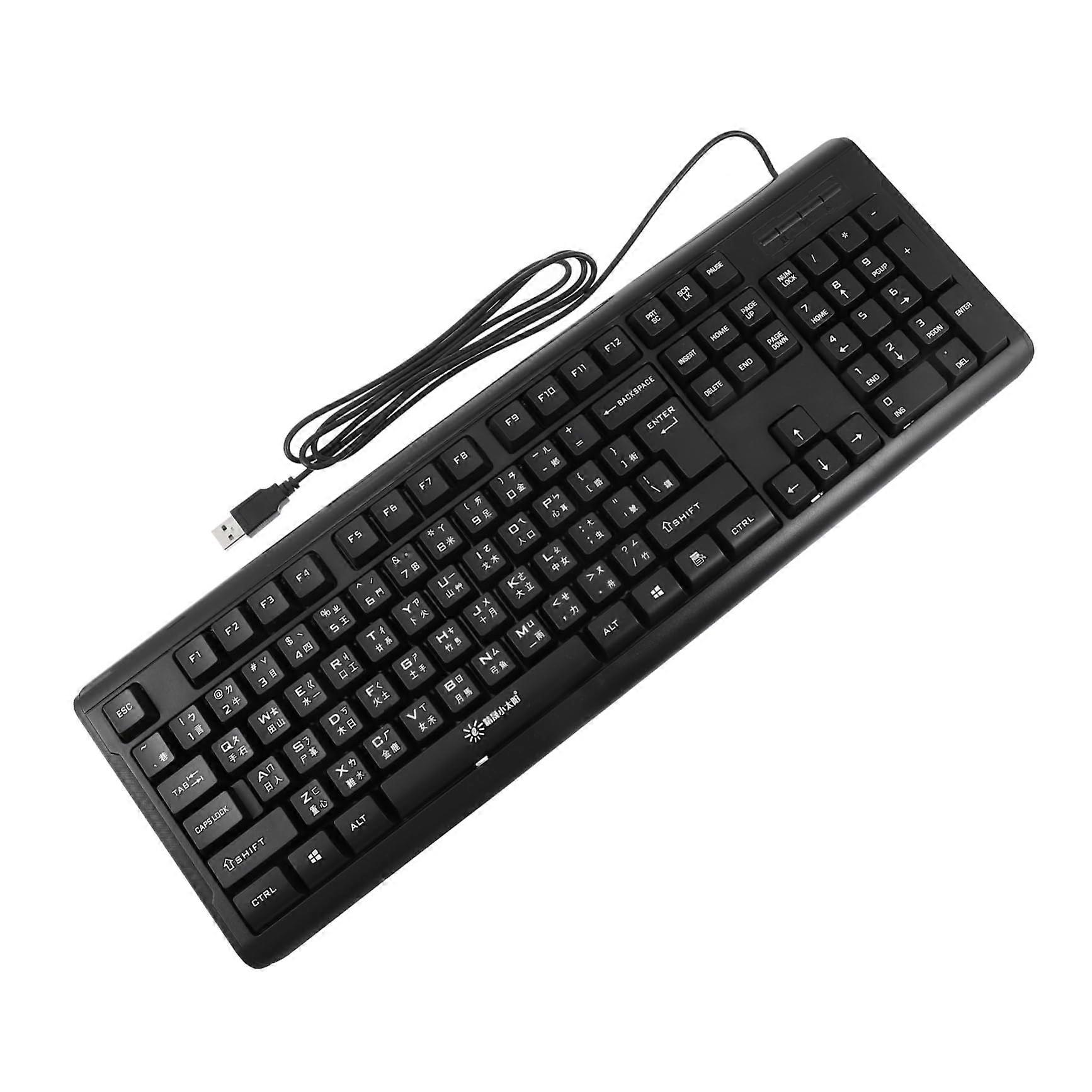 Root Keyboard Keyboard for Laptop Desktop Comfortable for Typing Gaming Work Random Style Ref: 2218