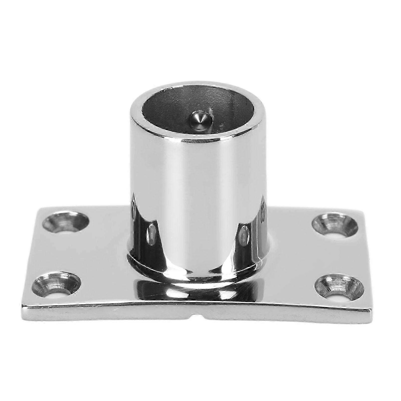 Boat Tube Base Rectangular Hand Rail Handrail Fitting Stainless Steel 1in for Ship