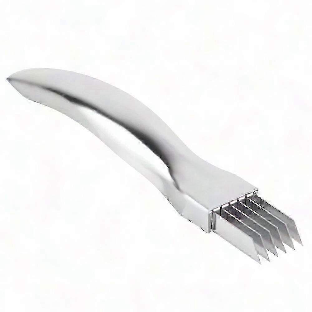 Multi-Function Onion Slicer - Stainless Steel Vegetable Cutter for Scallions & More - Essential Kitchen Tool