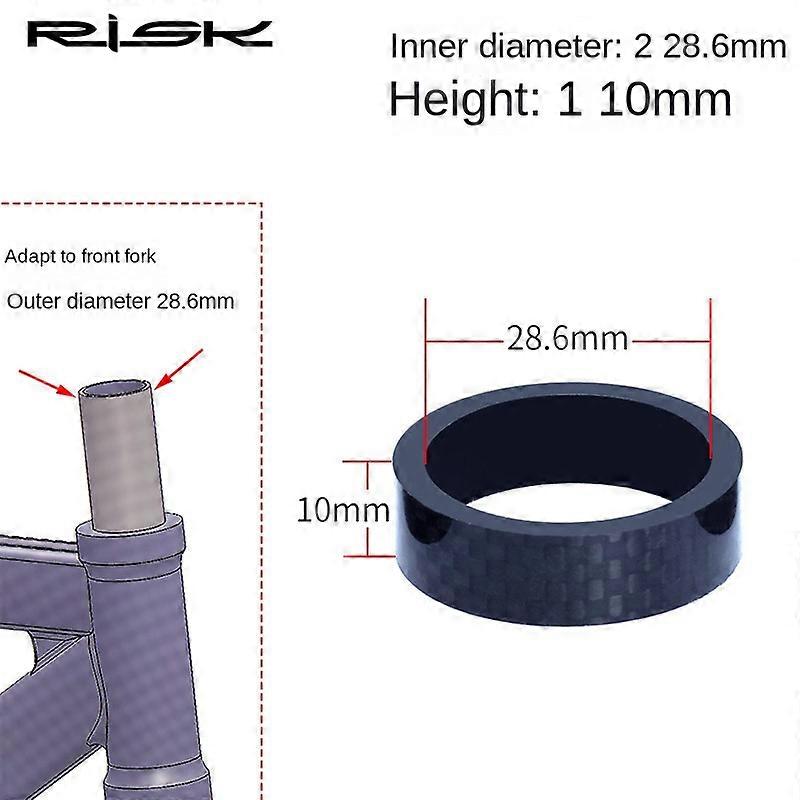 Road bike stem spacers, multiple specifications, shock absorption to extend component life