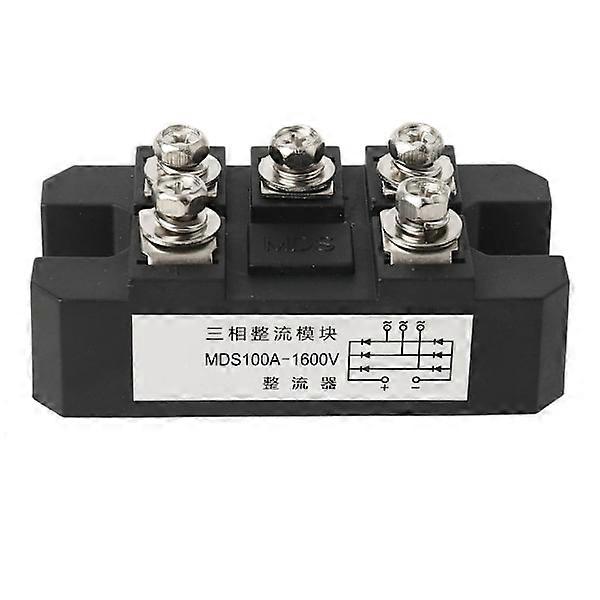 Genuine 100A Bridge Rectifier MDS100A 1600V 3-Phase Diode Bridge Rectifier 4-Terminal Diode Module Copper Plate