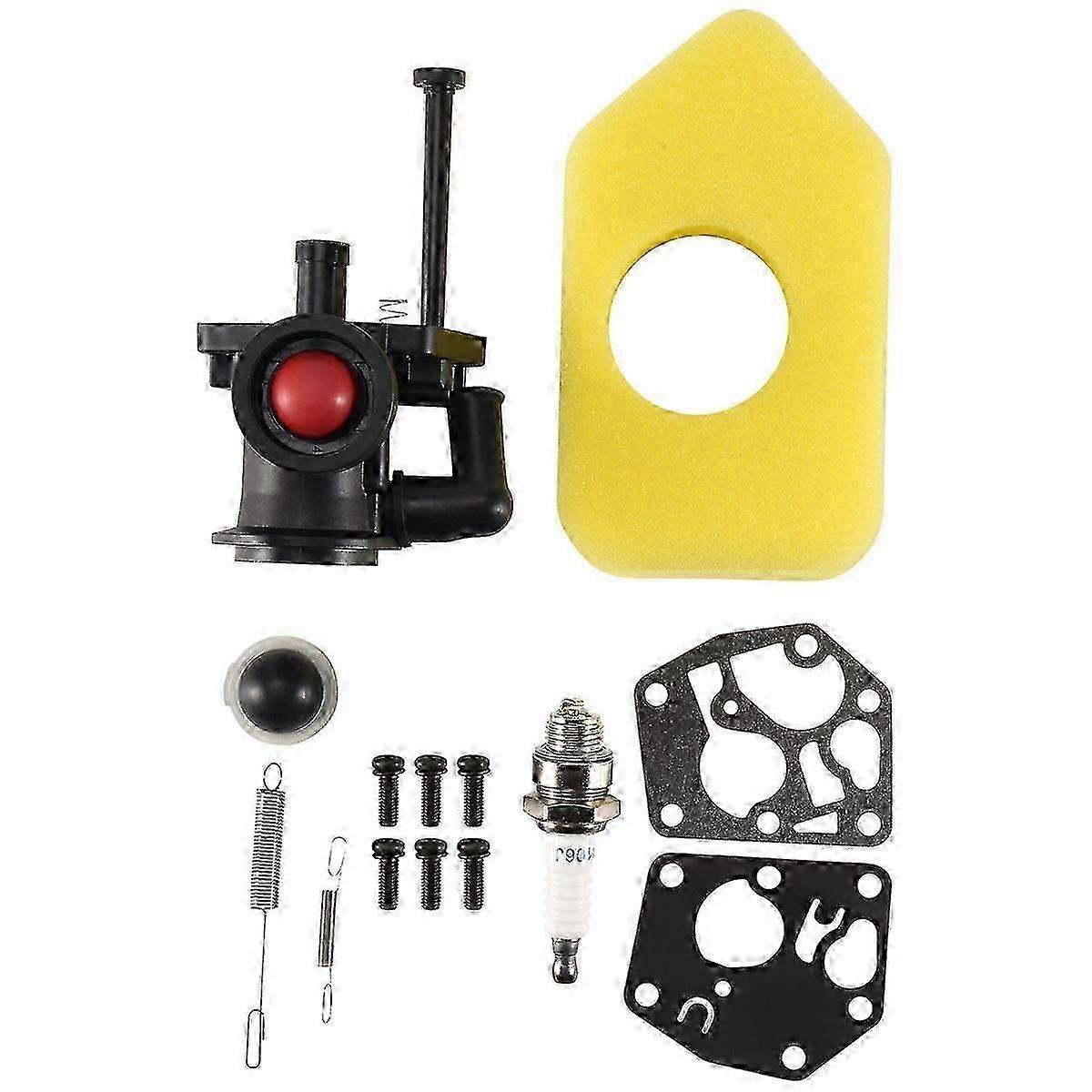 Carburetor, Governor Spring, Air Filter for Stratton with Part Numbers 691859, 692211, 698369, 795469, 794147, 699660