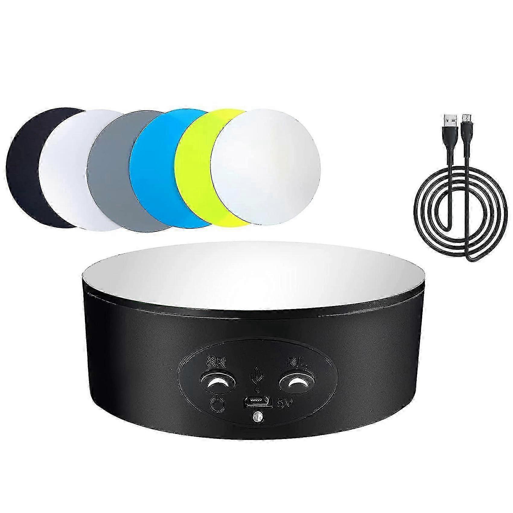 Rotating Display Stand, 360 Degree Automatic Mute Spin Turntable Fo...