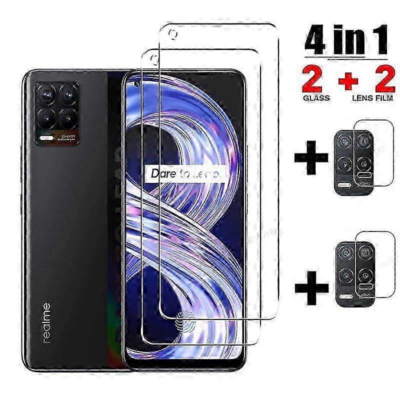 Szkło hartowane 4W1 do osłony ekranu aparatu Realme 10 4G