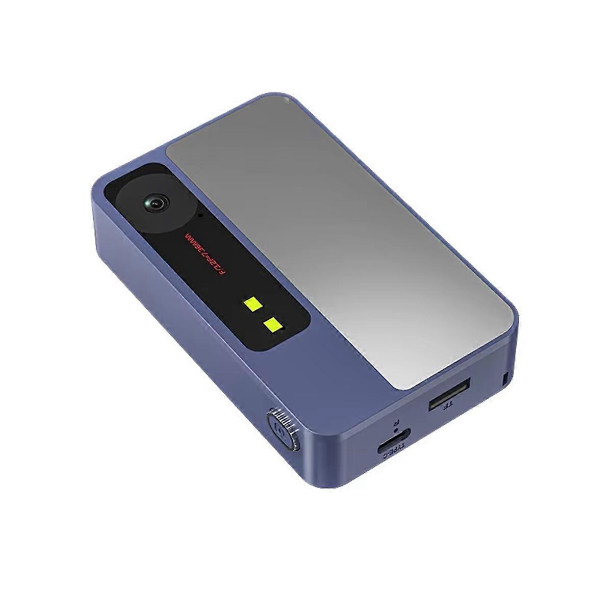 Digital Camera 8X Zoom Portable CCD Card Camera 1080P FHD MP3 Music Games Video Vlogging Travel Selfie Camera Blue