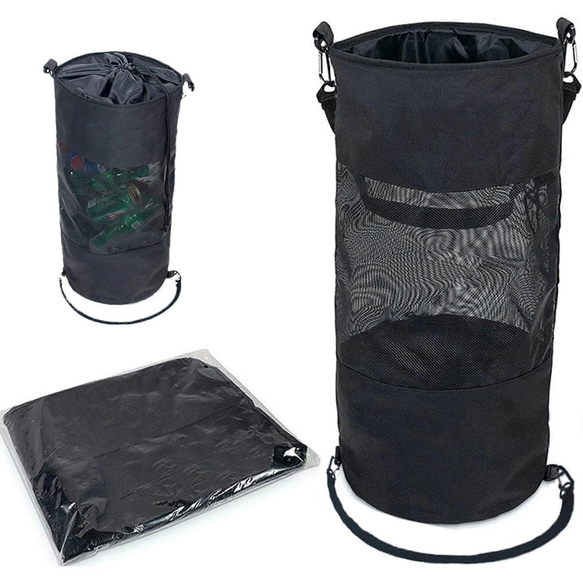 Boat Trash Bag 22x10 Inch LargeCapacity Mesh Garbage Container Kayak Storage Cabin 1Piece For Fishing Camping Boating