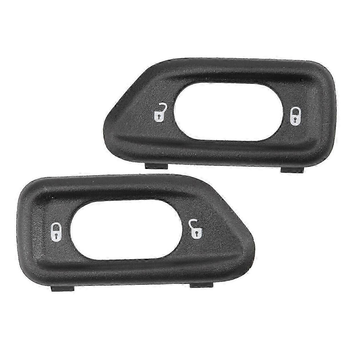 1Pair Car Door Lock Switch Bezel 68185911AA 68185910AA for Jeep Wrangler Jk 2011-2018 Left Right Door Switch Frame Panel