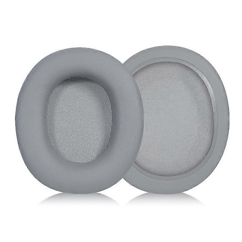 2pcs Earpads For ATH-SR30BT Grey Protein Leather