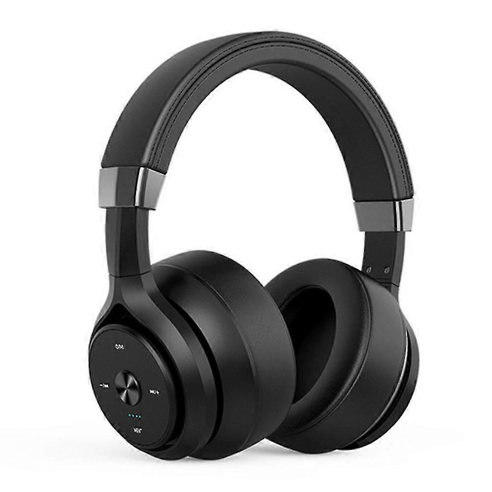 Active Noise-Cancelling Bluetooth Over-Ear Headphones with Microphone