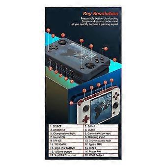 R40S Retro Videogameconsole 16GB + 64GB WiFi + BT Linux Zwart