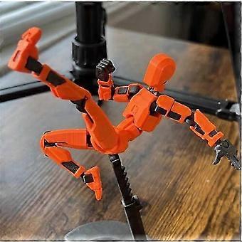 Robot Action Figure, 3D Printed with Full Articulation White