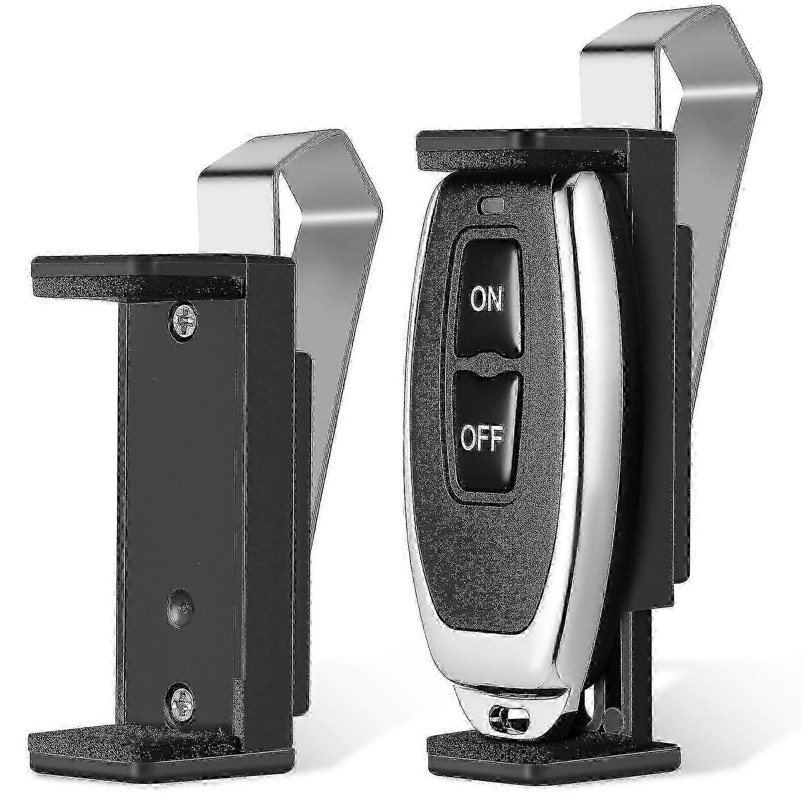 2pcs Garage Door Remote Clips Car Sun Visor Mount Door Remote Holder Adjustable