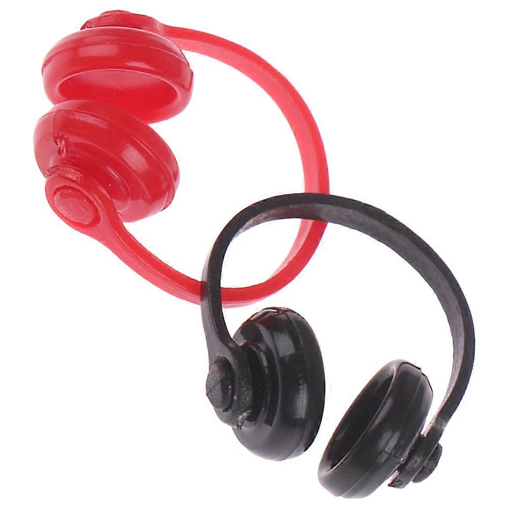 Mini Headset Model for Doll House Decoration with 2Pcs Miniature Headset