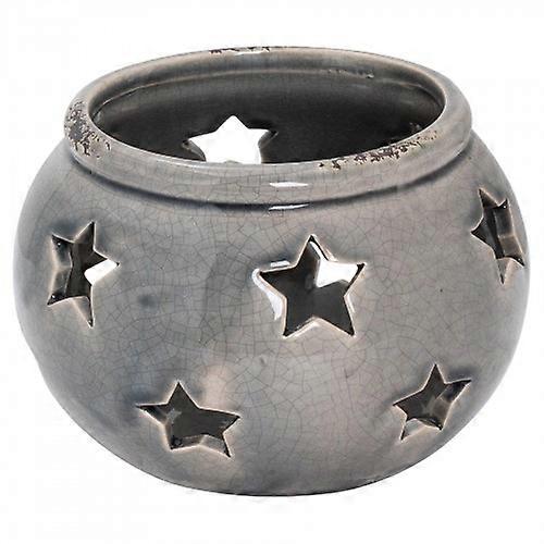 Hill Interiors Ceramic Star Candle Holder