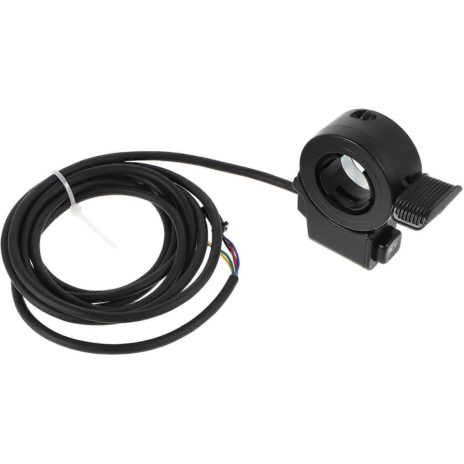 Black Thumb Throttle Speed Controller Plastic for E-Bike Handlebar
