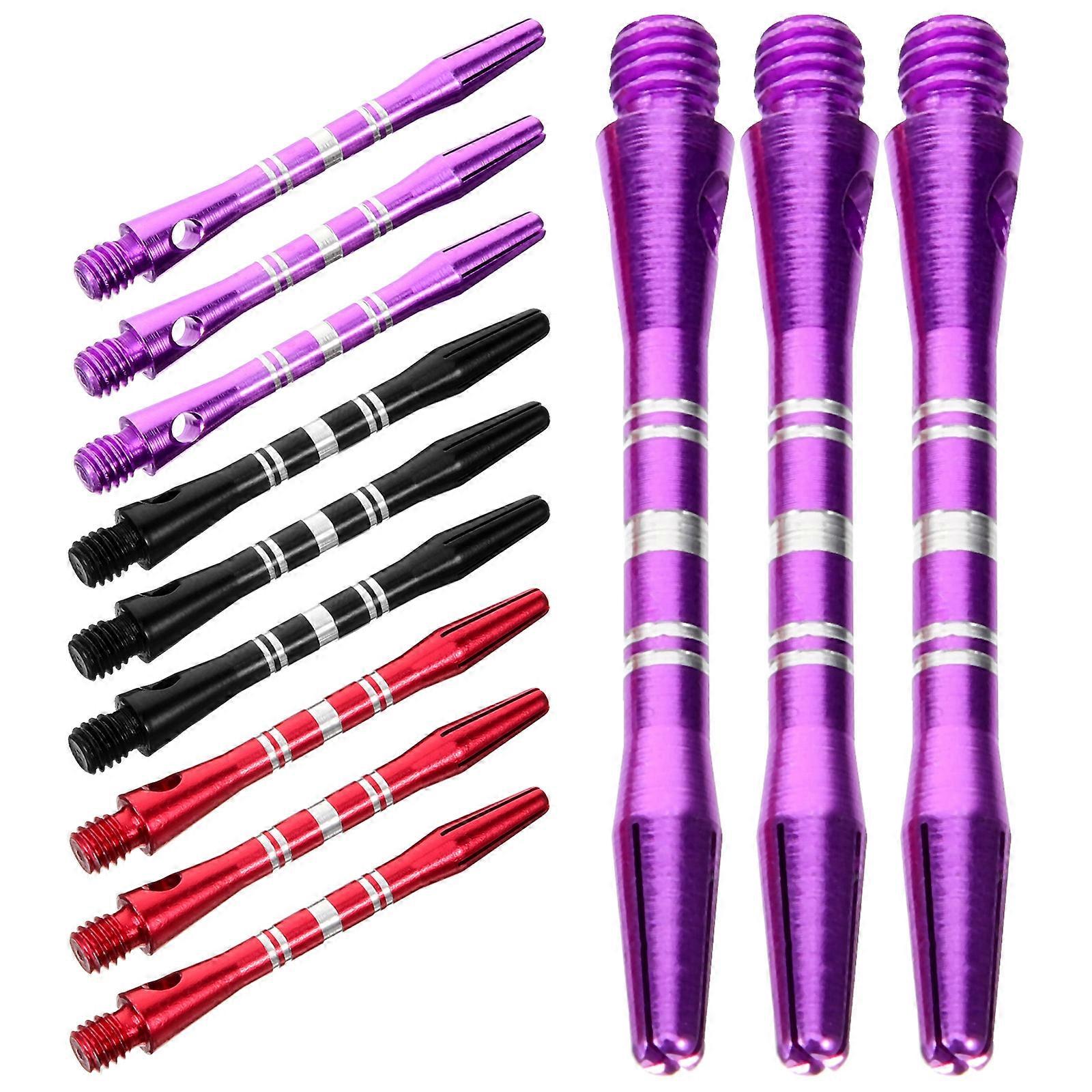 Professional Metal Shafts Dart Accessories for Outdoor Carry Aluminum Assorted Color with Standard Threading 30Pcs