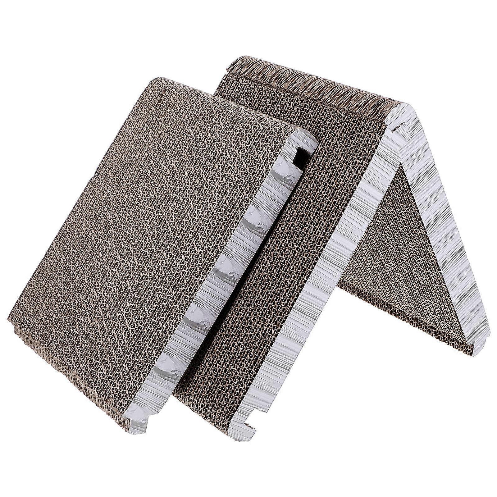 Cat Scratcher Pad Foldable Triangular Board for Indoor Cats