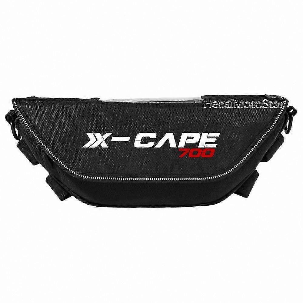 Durable Waterproof Motorcycle Handlebar Bag for 700cc Adventure Bikes - Dustproof Storage Solution for Riders