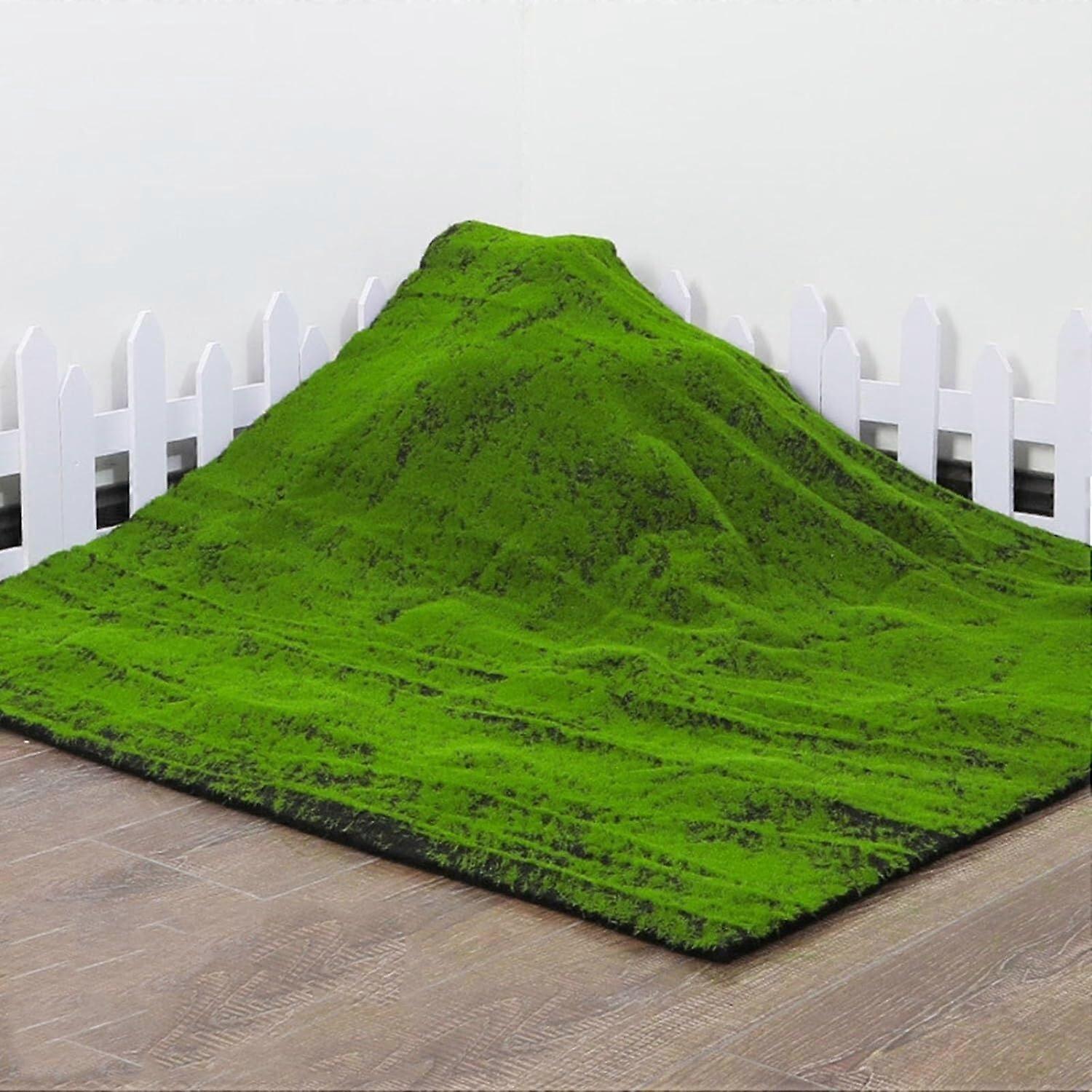 Artificial Moss Simulation Artificial Moss DIY Green Moss Turf For Outdoor Patio Garden Balcony 1x1m (39.37x39.37in)