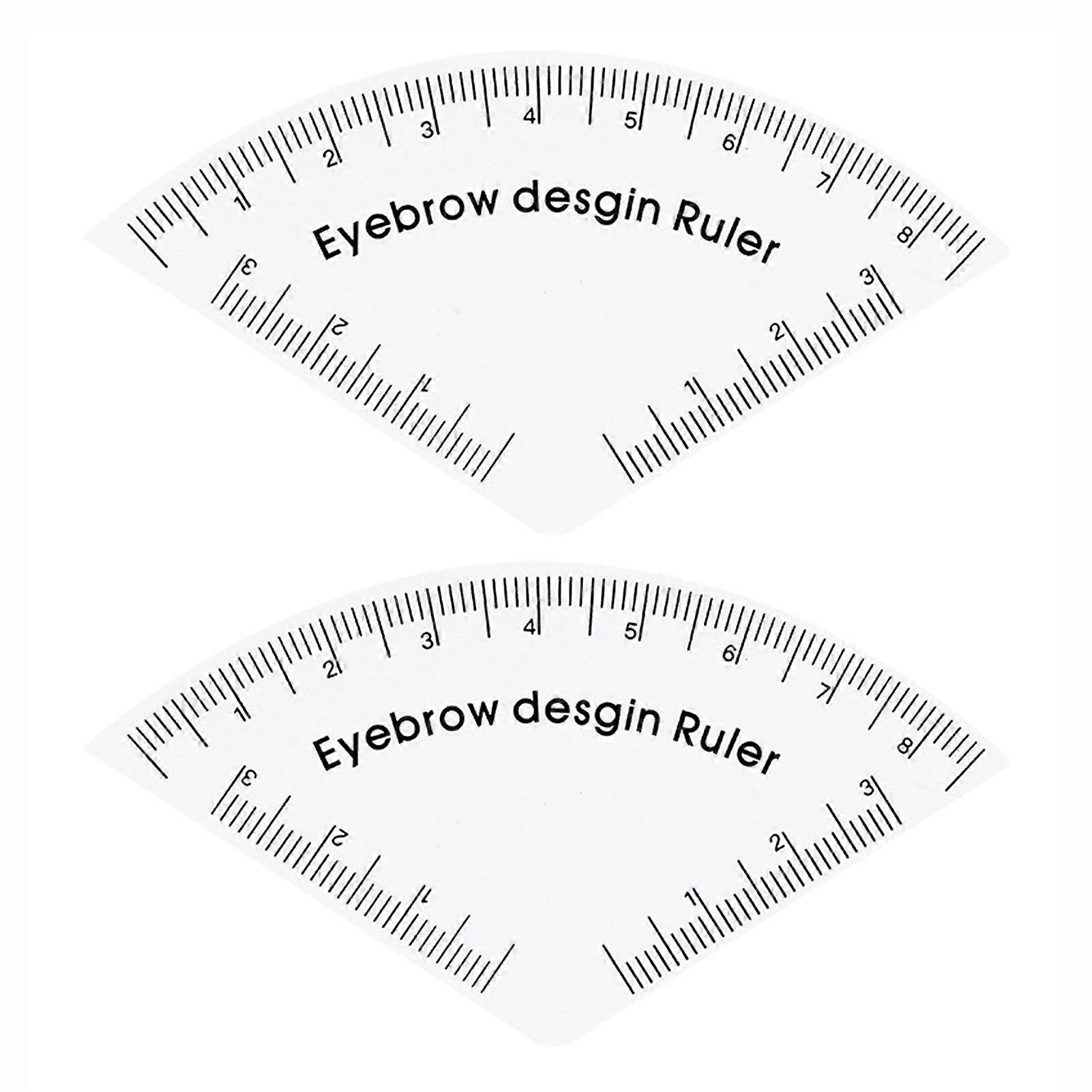 Fast Drawing Eyebrow Ruler Microblading Mapping Tool Eyebrow Shaping Makeup Drawing Guide Ruler