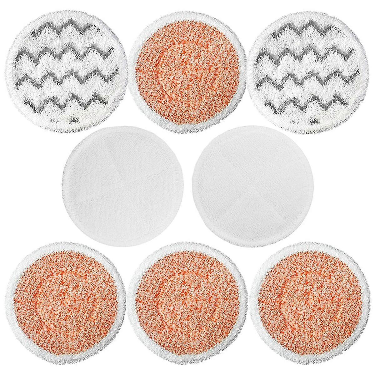 8pcs For 3897A Replacement Rotating Steam Mop Pads