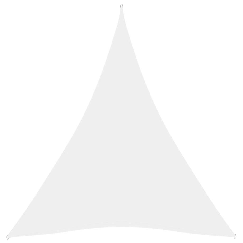Sunshade Sail Oxford Fabric Triangular 3x4x4 M White