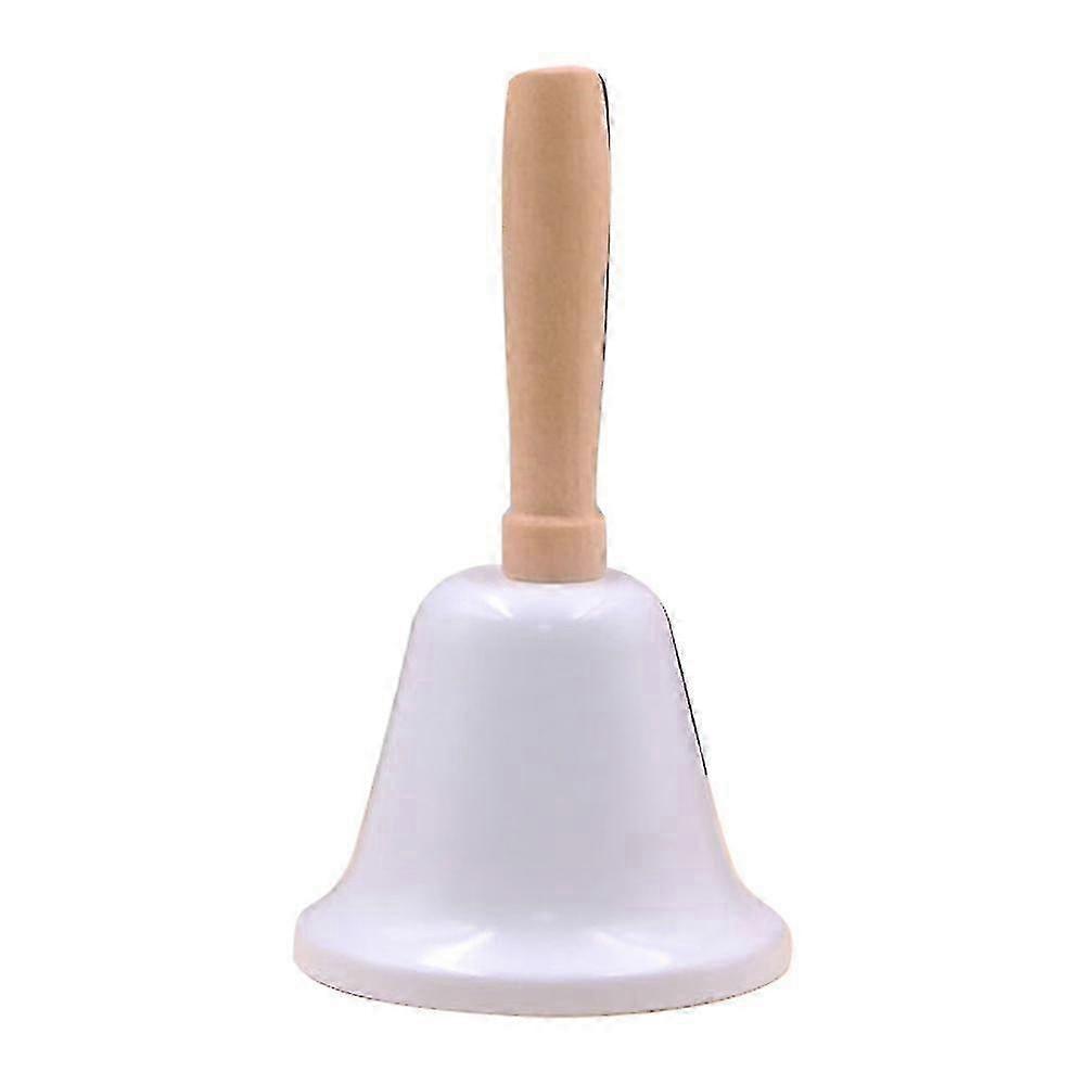 Wooden Handle Hand Bell with Loud Jingle Sound for Christmas and Notifications