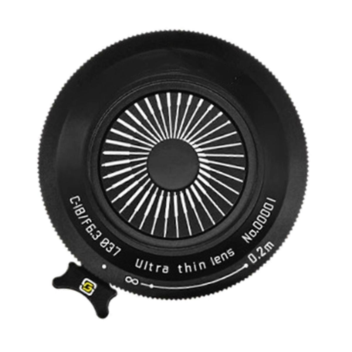 18mm F6.3 Manual Focus Portrait Lens Wide Angle Biscuit Head for X XT20 Z8 Z9 Z6 XT3 Black