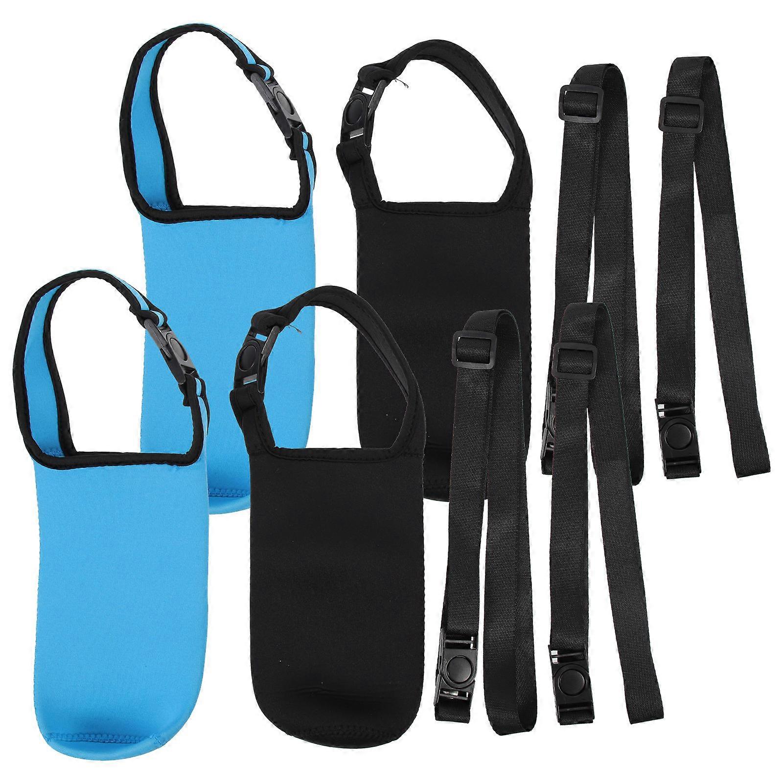 Plastic Bottle Holder Bottle Sleeve for Outdoor Use 10Pcs Sky-Blue