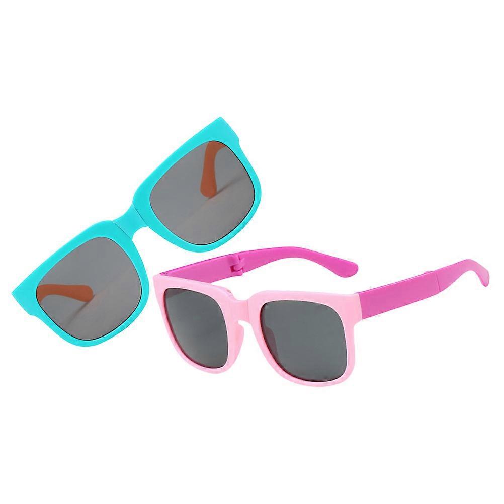 Children Sunglasses Foldable Sunglasses for Kids 8Pairs Assorted Colors